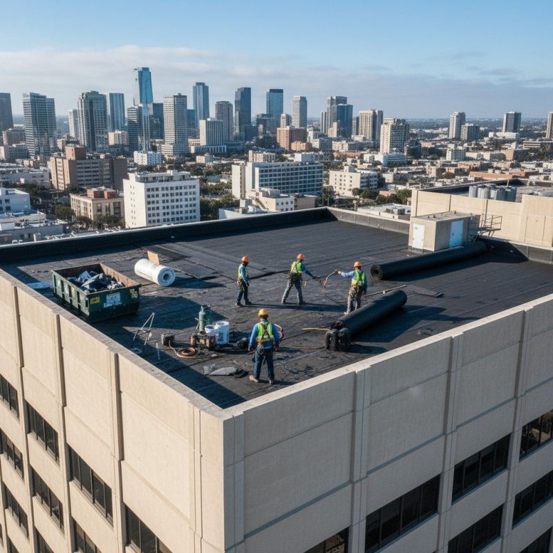 Industrial Roof Replacement detail